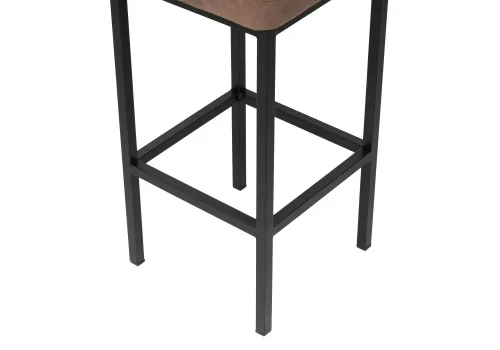 Барный стул Лофт ткань катания корица / черный матовый 432934 Woodville, коричневый/ткань, ножки/металл/чёрный, размеры - ****350*350 фото 6