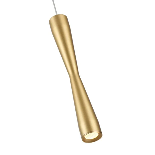 Светильник подвесной Anika 4292/5L Odeon Light золотой на 1 лампу, основание золотое в стиле хай-тек трубочки фото 5 Светильник подвесной Anika 4292/5L Odeon Light золотой на 1 лампу, основание золотое в стиле хай-тек трубочки фото 5