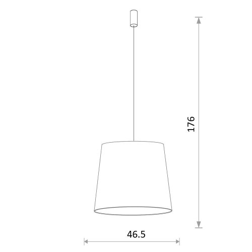 Светильник подвесной Cone M 8441-NW Nowodvorski розовый 1 лампа, основание белое в стиле модерн  фото 2