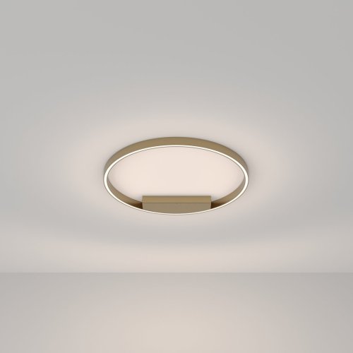 Светильник потолочный LED Rim MOD058CL-L35BSK Maytoni латунь 1 лампа, основание латунь в стиле современный минимализм  фото 4