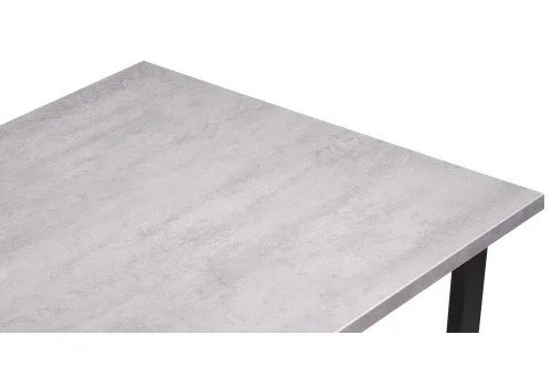 Стол раскладной Лота Лофт 140 25 мм бетон / черный матовый  489748 Woodville столешница бетон из лдсп фото 2