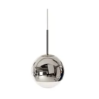Светильник подвесной Mirror Ball 73591-22 ImperiumLoft прозрачный 1 лампа, основание серебряное в стиле минимализм хай-тек лофт 