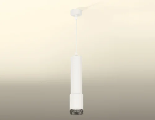 Светильник подвесной XP7421002 Ambrella light белый 1 лампа, основание белое в стиле хай-тек современный трубочки фото 2