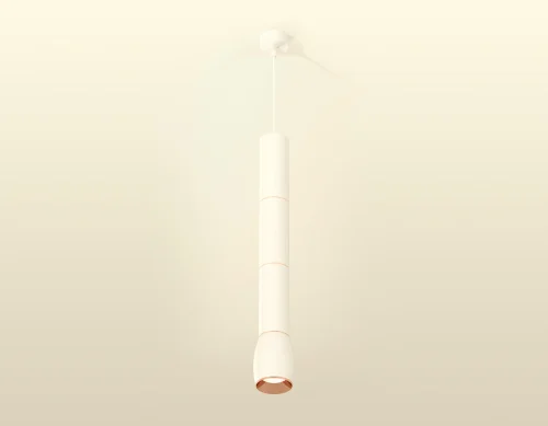 Светильник подвесной Techno spot XP1122045 Ambrella light белый 1 лампа, основание белое в стиле хай-тек современный трубочки фото 2