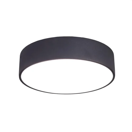Светильник накладной LED Тао CL712182N Citilux белый на 1 лампу, основание чёрное в стиле современный круглый