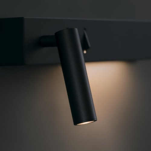 Бра с выключателем LED Comodo C031WL-L8B3K Maytoni чёрный на 1 лампа, основание чёрное в стиле современный скандинавский  фото 4