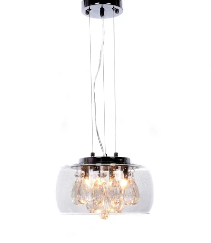 Светильник подвесной Tosso LDP 8066-300 PR Lumina Deco прозрачный на 4 лампы, основание прозрачное в стиле современный фото 4