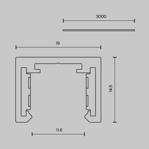 Шинопровод 3 м Exility X (Эксилити Х) накладной, черный TRX239-413B Maytoni чёрный в стиле хай-тек современный для светильников серии Трековая система EXILITY X (Эксилити Х) шинопровод exility x трековая система фото 3 Шинопровод 3 м Exility X (Эксилити Х) накладной, черный TRX239-413B Maytoni чёрный в стиле хай-тек современный для светильников серии Трековая система EXILITY X (Эксилити Х) шинопровод exility x трековая система фото 3