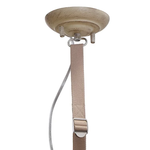 Светильник подвесной лофт INDUSTRIAL 5431 Mantra бежевый 1 лампа, основание коричневое бежевое в стиле лофт  фото 4