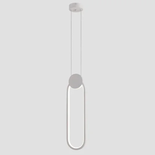 Светильник подвесной LED Store V5022-2PL Moderli белый на 1 лампу, основание белое в стиле хай-тек 