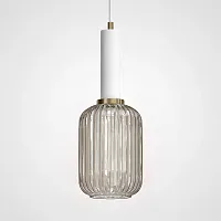 Светильник подвесной Ferm Living chinese lantern A White / Amber 189724-26 ImperiumLoft янтарный 1 лампа, основание белое в стиле современный лофт 