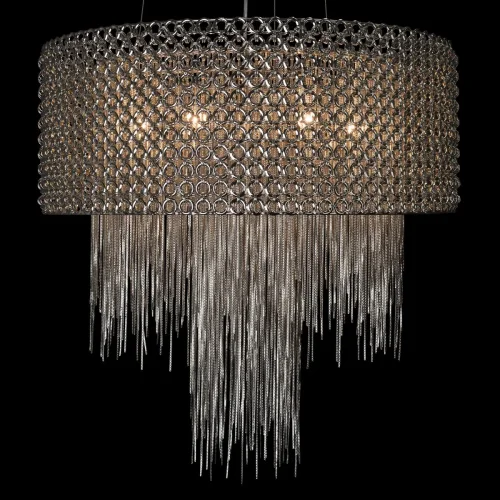 Люстра подвесная Opera 10406/500 LOFT IT никель на 6 ламп, основание никель в стиле арт-деко фото 6