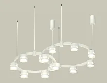 Светильник подвесной XR92081005 Ambrella light белый 13 ламп, основание белое в стиле хай-тек модерн 