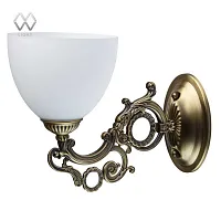 Бра Ариадна 450026701 MW-Light белый 1 лампа, основание античное бронза в стиле классический 