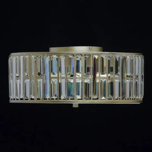Люстра потолочная хрустальная Монарх 121010205 MW-Light прозрачная на 5 ламп, основание золотое в стиле классический  фото 3
