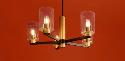 Люстра на штанге Ombre FR2051CL-05BBS Freya прозрачная на 5 ламп, основание чёрное в стиле классический фото 14 Люстра на штанге Ombre FR2051CL-05BBS Freya прозрачная на 5 ламп, основание чёрное в стиле классический фото 14