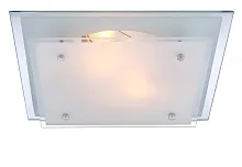 Светильник настенно-потолочный INDI 48168-2 Globo белый 2 лампы, основание хром в стиле современный линейный