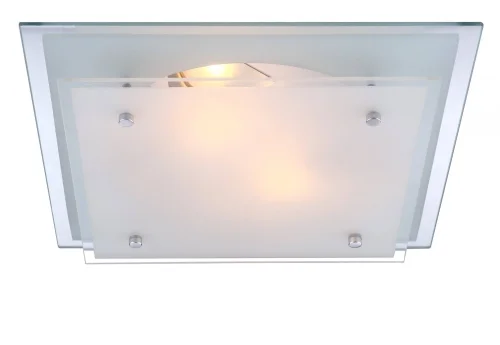 Светильник настенно-потолочный INDI 48168-2 Globo белый 2 лампы, основание хром в стиле современный линейный