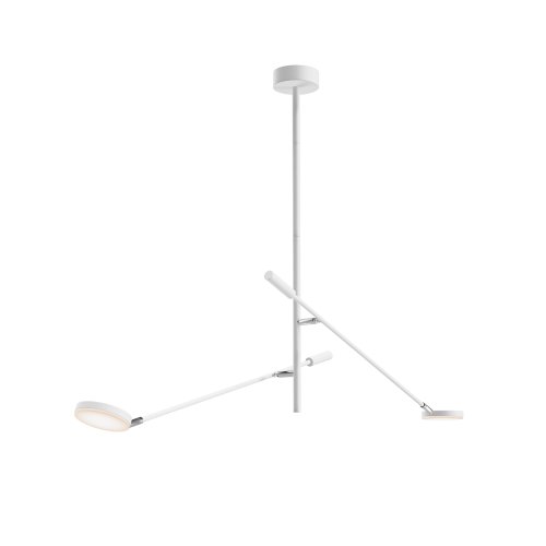 Светильник подвесной LED Fad MOD070CL-L15W3K1 Maytoni белый 1 лампа, основание белое в стиле современный хай-тек  фото 5