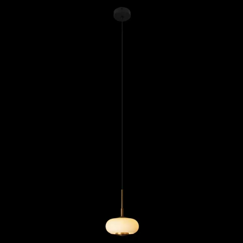 Светильник подвесной LED Marshmallow 10390 LOFT IT белый на 1 лампу, основание чёрное в стиле арт-деко фото 2