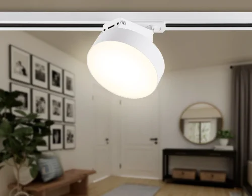 Трековый светильник однофазный LED Track System GL6872 Ambrella light белый для шинопроводов серии Track System белый фото 6