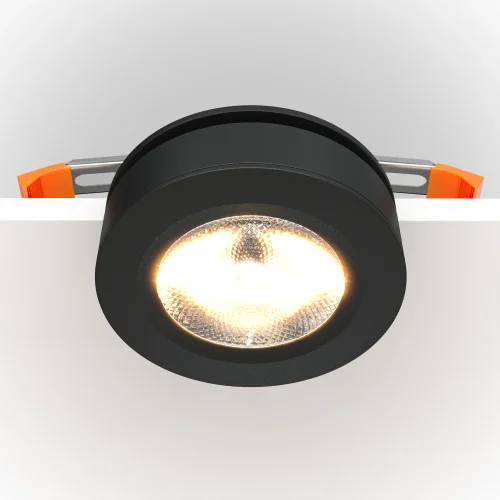 Светильник точечный LED Magic DL2003-L12B4K Maytoni чёрный на 1 лампу, основание чёрное в стиле современный хай-тек круглый фото 2