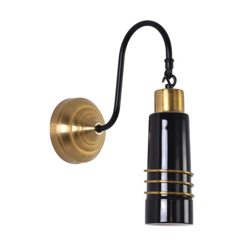 Бра Lilo 8361/1W Lumion чёрный на 1 лампу, основание бронзовое в стиле современный Бра Lilo 8361/1W Lumion чёрный на 1 лампу, основание бронзовое в стиле современный