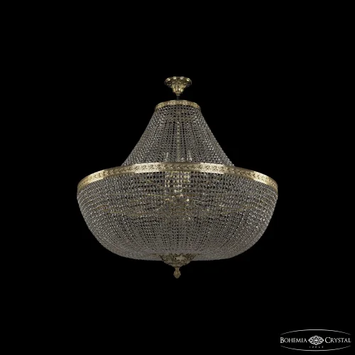 Люстра подвесная 19051/H1/100IV G C1 Bohemia Ivele Crystal прозрачная на 26 ламп, основание золотое в стиле классика sp