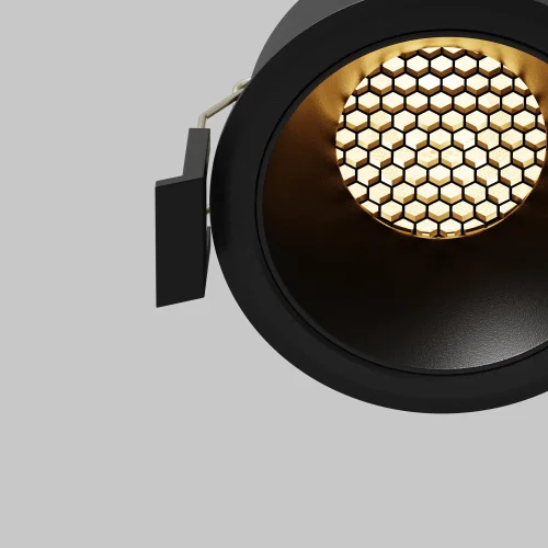 Светильник точечный LED Dip DL115-10W-3K-B Maytoni чёрный на 1 лампу, основание чёрное в стиле современный хай-тек круглый фото 12