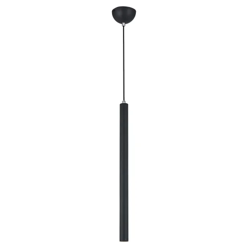 Светильник подвесной LED Cornville LSP-8109 Lussole чёрный 1 лампа, основание чёрное в стиле современный трубочки