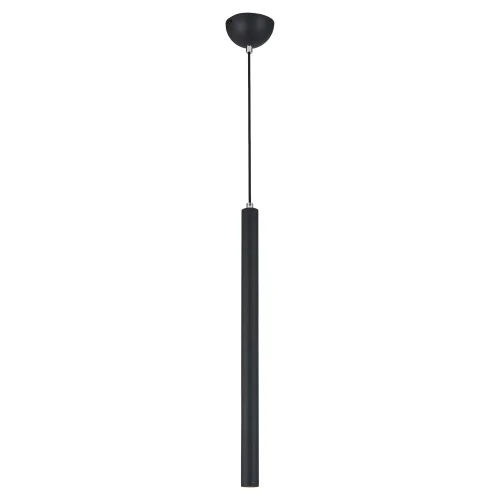 Светильник подвесной LED Cornville LSP-8109 Lussole чёрный на 1 лампу, основание чёрное в стиле современный трубочки