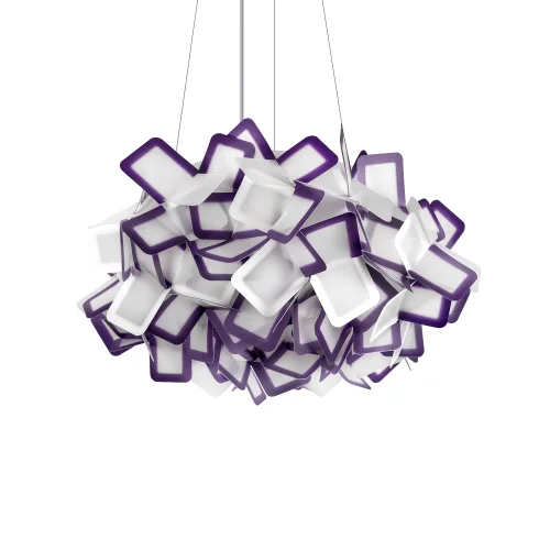 Люстра подвесная Слизия / Clizia 10231/530 Purple LOFT IT белая фиолетовая на 3 лампы, основание в стиле современный арт-деко фото 4 Люстра подвесная Слизия / Clizia 10231/530 Purple LOFT IT белая фиолетовая на 3 лампы, основание в стиле современный арт-деко фото 4