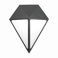 Настенный светильник LED Cubismo SL9500.441.01 ST-Luce уличный IP54 чёрный 1 лампа, плафон белый в стиле модерн LED