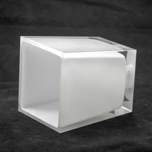 Люстра потолочная Lente GRLSC-2507-04 Lussole белая на 4 лампы, основание хром в стиле современный  фото 5