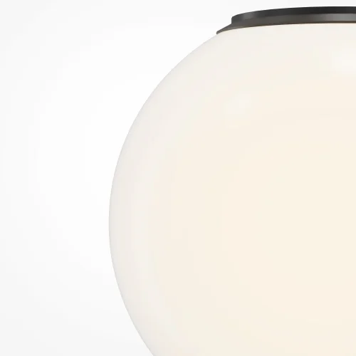 Светильник подвесной LED Twins MOD427PL-L30B3K Maytoni белый на 1 лампу, основание чёрное в стиле современный шар фото 2