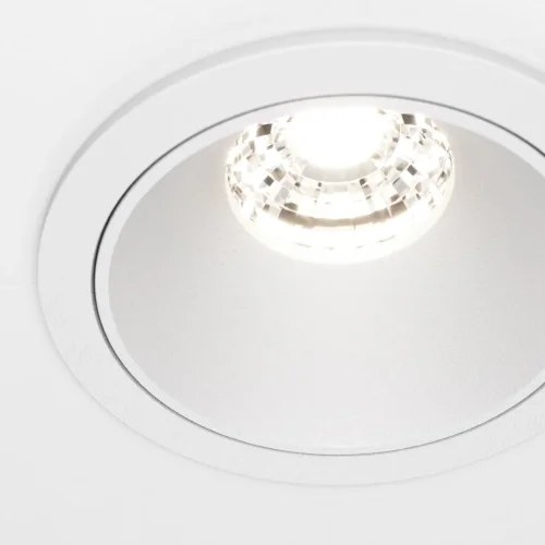 Светильник точечный Alfa LED DL043-01-10W4K-RD-W Maytoni белый 1 лампа, основание белое в стиле современный  фото 4