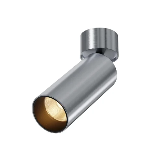 Светильник потолочный Фокус / FOCUS LED 12 Вт 2700 К 50° C055CL-L12W2.7K-W-PT Maytoni платина ЛЕД в стиле хай-тек современный трубочки Светильник потолочный Фокус / FOCUS LED 12 Вт 2700 К 50° C055CL-L12W2.7K-W-PT Maytoni платина ЛЕД в стиле хай-тек современный трубочки