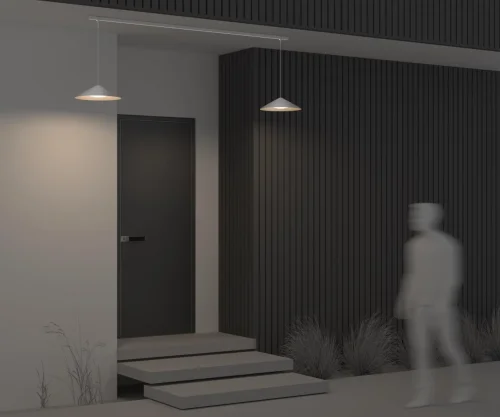 Трековый светильник LED уличный Campana O-TR01-1-P-12WW3K Maytoni белый для шинопроводов серии Campana белый фото 7