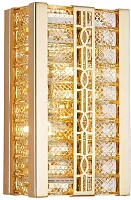 Бра Theatrum 4206-2W Favourite прозрачный 2 лампы, основание золотое в стиле классический 