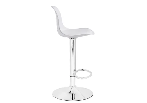 Барный стул Soft white / chrome 15746 Woodville, белый/экокожа, ножки/металл/хром, размеры - *1060***380*380 фото 3