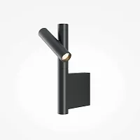 Бра LED Utility MOD433WL-L3B3K Maytoni чёрный на 1 лампу, основание чёрное в стиле современный для чтения