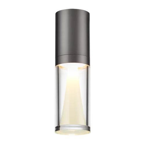 Светильник накладной Defance 7143/4CL Odeon Light прозрачный на 1 лампу, основание серое чёрное в стиле классический современный фото 3 Светильник накладной Defance 7143/4CL Odeon Light прозрачный на 1 лампу, основание серое чёрное в стиле классический современный фото 3
