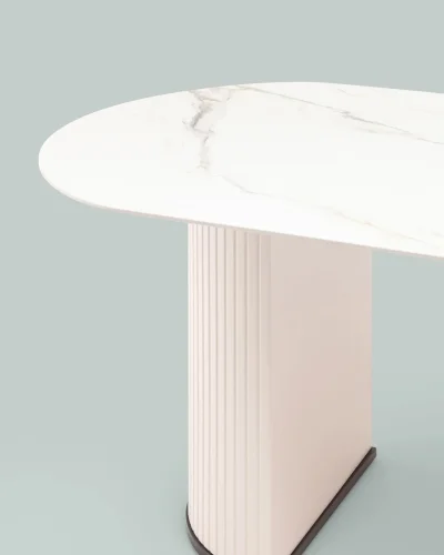 Стол обеденный Opera, 160х90, столешница, белый УТ000038272 Stool Group столешница белая из керамика фото 3