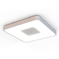 Светильник потолочный LED с пультом Coin 7916 Mantra белый 1 лампа, основание белое в стиле современный хай-тек с пультом квадраты