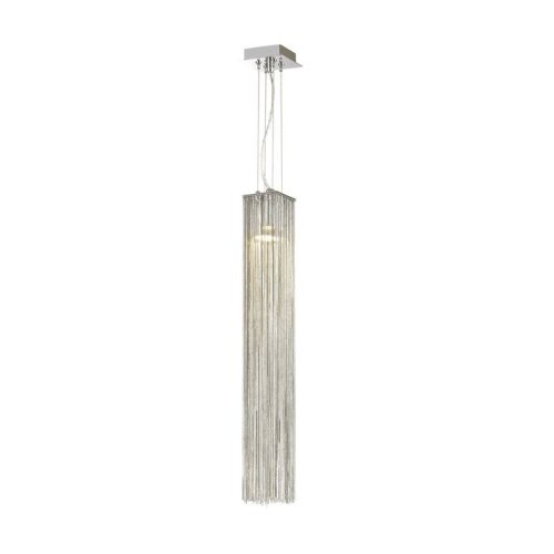 Светильник подвесной Luigi 4138/1 Odeon Light серебряный 1 лампа, основание никель в стиле арт-деко 