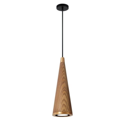 Светильник подвесной Coni 2831-1P Favourite бежевый коричневый 1 лампа, основание чёрное в стиле кантри модерн 