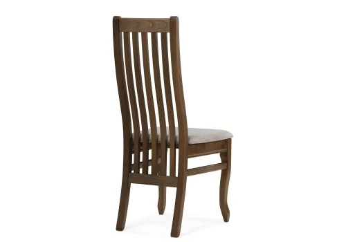 Деревянный стул Арлет Tenerife stone / орех 543605 Woodville, серый/ткань, ножки/массив бука дерево/орех, размеры - ****450*550 фото 4
