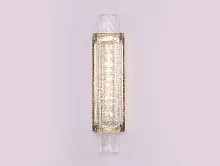 Бра LED 10831/A gold Newport прозрачный 1 лампа, основание золотое в стиле американский современный классический 