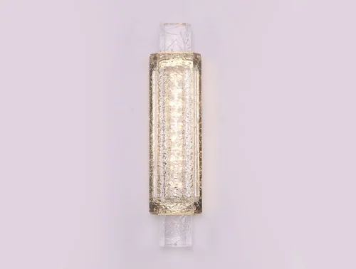 Бра LED 10831/A gold Newport прозрачный на 1 лампа, основание золотое в стиле американский современный классический 