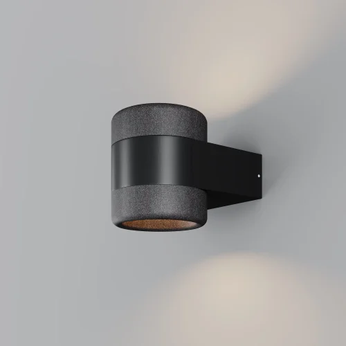 Настенный светильник LED уличный Orbit O490WL-L6B3K Maytoni уличный IP54 чёрный на 1 лампу, плафон чёрный в стиле современный хай-тек LED фото 5